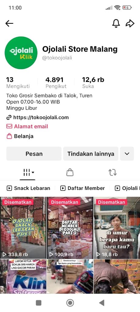 Ojolali TikTok Profile